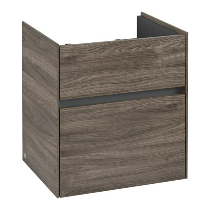V&B Collaro Meuble sous lavabo 51x54,6x41,4 cm, vasque centrale, chêne pierre