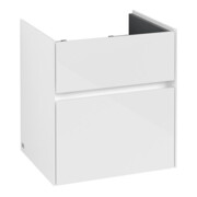 V&B Collaro Meuble sous lavabo 51x54,6x41,4cm, EV central, blanc brillant-3