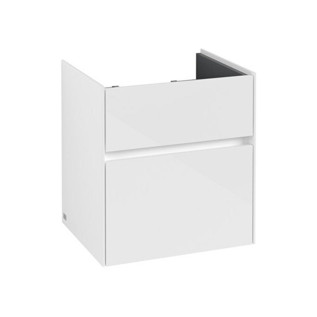 V&B Collaro Meuble sous lavabo 51x54,6x41,4cm, EV central, blanc brillant