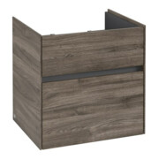 V&B Collaro Meuble sous lavabo 55,4x54,6x44,4 cm, bonde centrale, chêne pierre