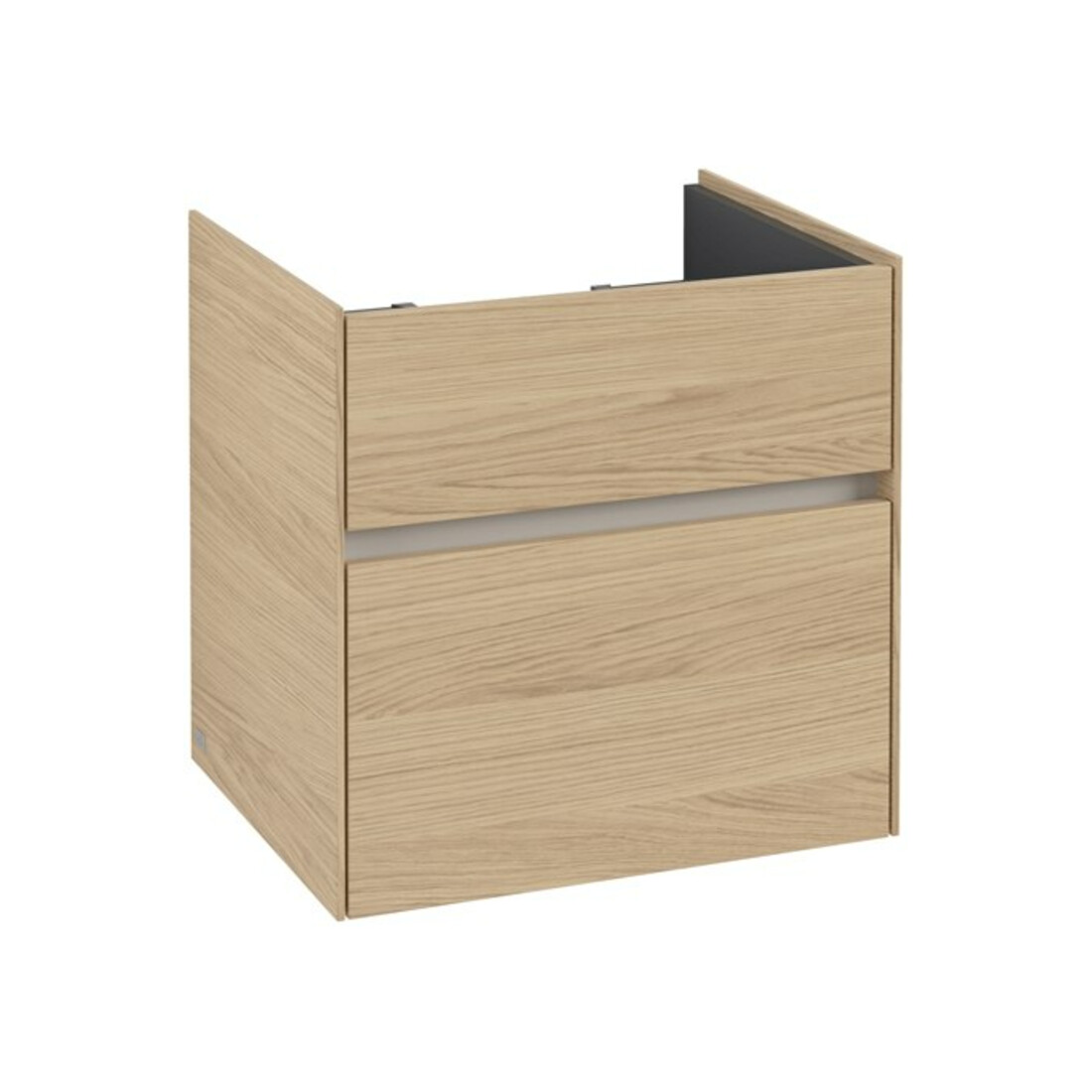 V&B Collaro Meuble sous lavabo 55,4x54,6x44,4cm, vasque centrale, chêne nordique