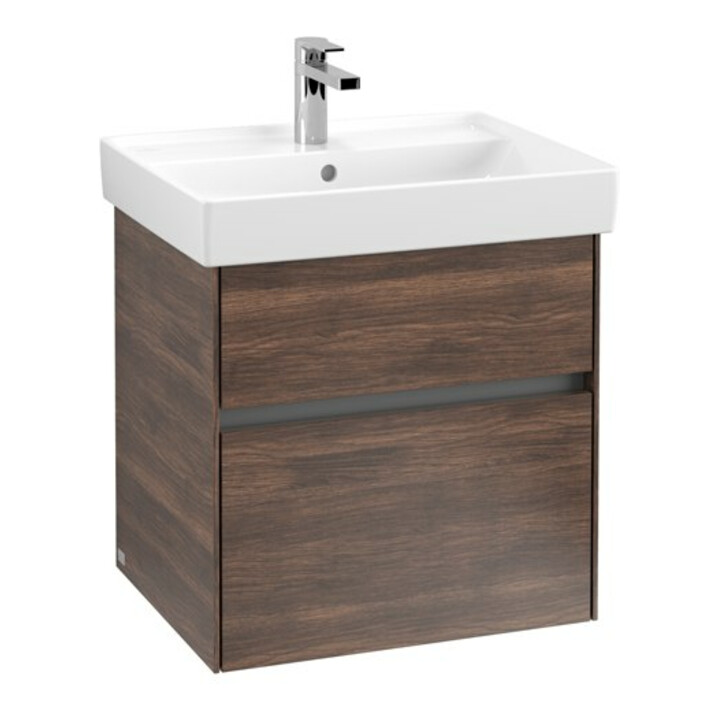 V&B Collaro Meuble sous lavabo 55,4x54,6x44,4cm, WT mi, LED, Ariz. Oa