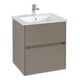 V&B Collaro Meuble sous lavabo 56,1x61x48cm, vasque centrale, gris cachemire-1