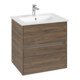 V&B Collaro Meuble sous lavabo 61,1x61x48cm, WT mi, LED 4,2W, Ariz. Oa-1