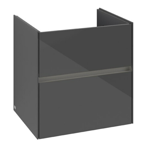 V&B Collaro Meuble sous lavabo 61,1x61x48cm, WT mi, LED 4,2W, glo Gr