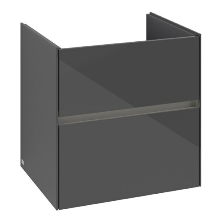 V&B Collaro Meuble sous lavabo 61,1x61x48cm, WT mi, LED 4,2W, glo Gr