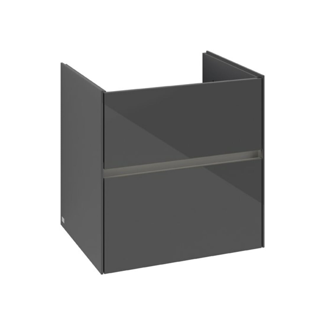 V&B Collaro Meuble sous lavabo 61,1x61x48cm, WT mi, LED 4,2W, glo Gr