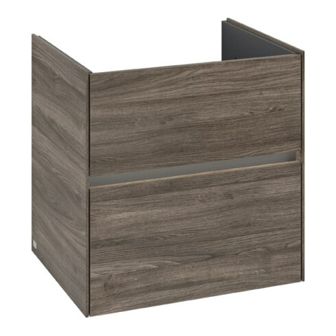 V&B Collaro Meuble sous lavabo 61,1x61x48cm, WT mi, LED 4,2W, st. Oa