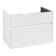 V&B Collaro Meuble sous lavabo 75,4x54,6x44,4 cm, avec WT, blanc brillant-3