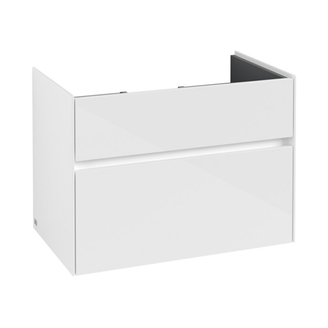 V&B Collaro Meuble sous lavabo 75,4x54,6x44,4 cm, avec WT, blanc brillant