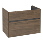 V&B Collaro Meuble sous lavabo 75,4x54,6x44,4 cm, EV central, chêne Arizona