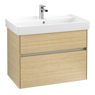 V&B Collaro Meuble sous lavabo 75,4x54,6x44,4 cm, vasque centrale, chêne nordique