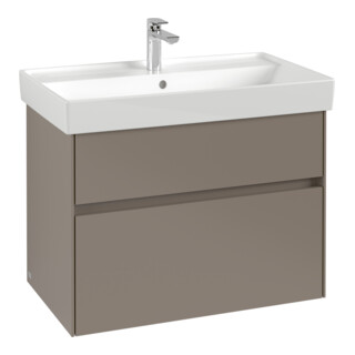 V&B Collaro Meuble sous-lavabo 75,4x54,6x44,4cm, évier central, vert doux