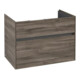 V&B Collaro Meuble sous lavabo 75,4x54,6x44,4cm, vasque centrale, chêne stone-1