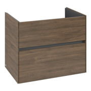V&B Collaro Meuble sous lavabo 76,1x61x48cm, vasque centrale, chêne Arizona