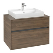 V&B Collaro Meuble sous lavabo 80x54,8x50 cm, EV central, chêne Arizona