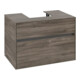 V&B Collaro Meuble sous lavabo 80x54,8x50 cm, vasque centrale, chêne pierre-1