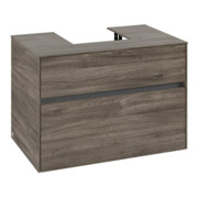 V&B Collaro Meuble sous lavabo 80x54,8x50 cm, vasque centrale, chêne pierre