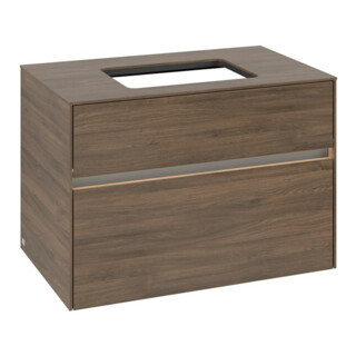 V&B Collaro Meuble sous lavabo 80x54,8x50 cm, WT mi, LED 5,7 W, Ariz. Oa
