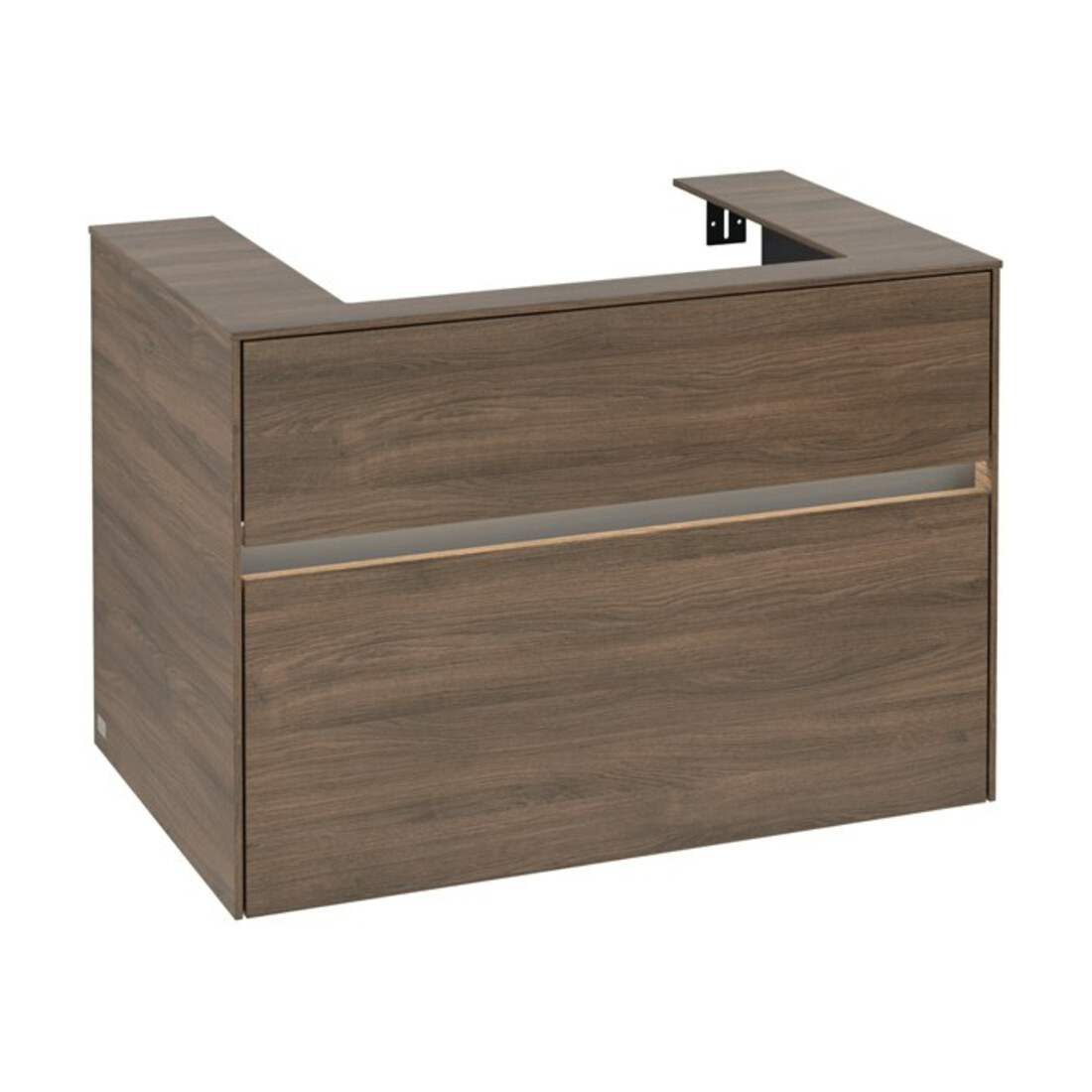 V&B Collaro Meuble sous lavabo 80x54,8x50 cm, WT mi, LED 5,7 W, Ariz. Oa