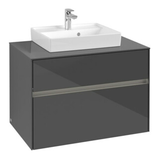V&B Collaro Meuble sous lavabo 80x54,8x50 cm, WT mi, LED 5,7 W, glo Gr