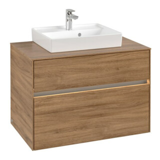 V&B Collaro Meuble sous lavabo 80x54,8x50 cm, WT mi, LED 5,7 W, Kan Oa