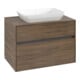 V&B Collaro Meuble sous lavabo 80x54,8x50cm, vasque centrale, chêne Arizona-1