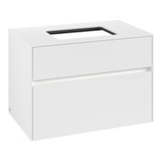 V&B Collaro Meuble sous lavabo 80x54,8x50cm, WT mi, LED 5,7 W, blanc mat-3