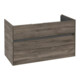 V&B Collaro Meuble sous lavabo 95,4x54,6x44,4 cm, vasque centrale, chêne pierre-1