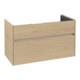 V&B Collaro Meuble sous lavabo 95,4x54,6x44,4cm, vasque centrale, chêne nordique-3