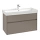 V&B Collaro Meuble sous lavabo 95,4x54,6x44,4cm, vasque centrée, graphite-1