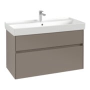 V&B Collaro Meuble sous lavabo 95,4x54,6x44,4cm, vasque centrée, graphite