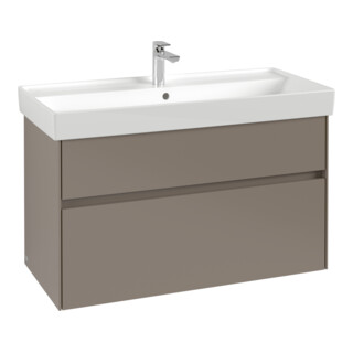 V&B Collaro Meuble sous-lavabo 95,4x54,6x44,4cm, WT mi, LED 7W, bleu devant