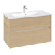 V&B Collaro meuble sous-lavabo 96,1x61x48 cm, WT mi, LED 7W, Nord Oa-4