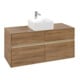 V&B Collaro Meuble sous vasque 120x54,8x50 cm, WT mi, LED 8,8 W, Kan Oa-3