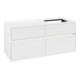 V&B Collaro Meuble sous vasque 120x54,8x50cm, vasque droite, LED 8,8 W, blanc mat-1