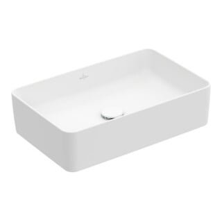 V&B Collaro Vasque à poser 56x36 cm, sans trop-plein, stone white C-plus