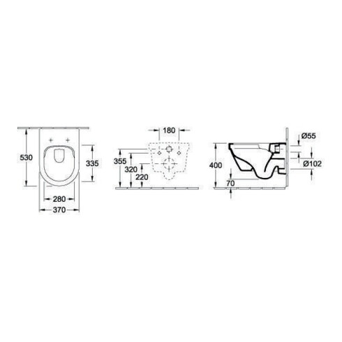 V&B Combi-Pack ARCHITECTURA DirectFlush weiß