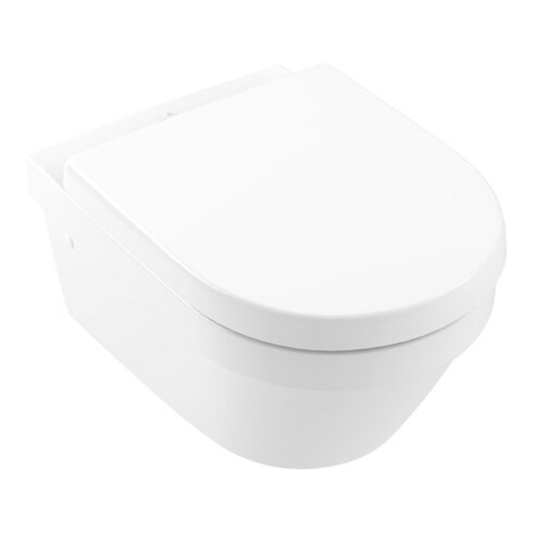 V&B Combi-Pack Wand-Tiefspül-WC Architectura m Sitz, wandhängend, Abg. waag., weiß C-plus