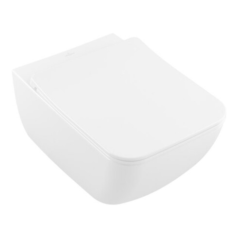 V&B Combi-Pack Wand-Tiefspül-WC VENTICELLO weiß, DirectFlush, mit WC-Sitz