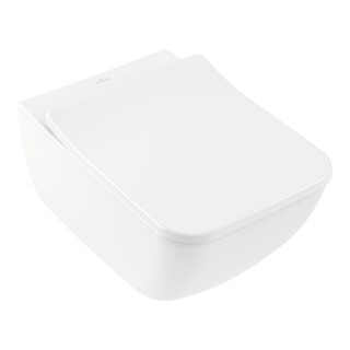 V&B Combi-Pack WC suspendu à chasse profonde VENTICELLO we C+, D-Flush, avec siège, évacuation horizontale