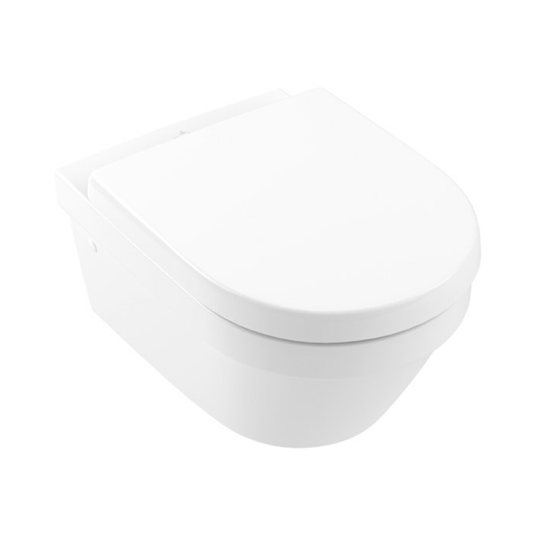 V&B Combi-Pack WC suspendu Architectura, sortie horizontale, blanc, avec siège