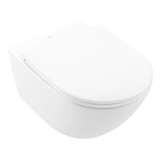 V&B Combi-Pack WC suspendu Artis TwFl, blanc, sortie horizontale, avec siège WC
