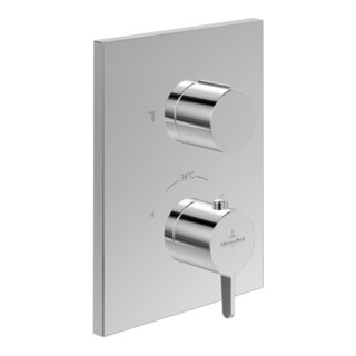 V&B Conum Kit de montage complet Thermostat encastré 2 voies, chrome