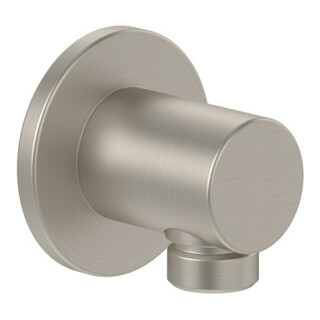 V&B Coude de raccord mural Universal Showers Rond, fixation murale, nickel brossé noir