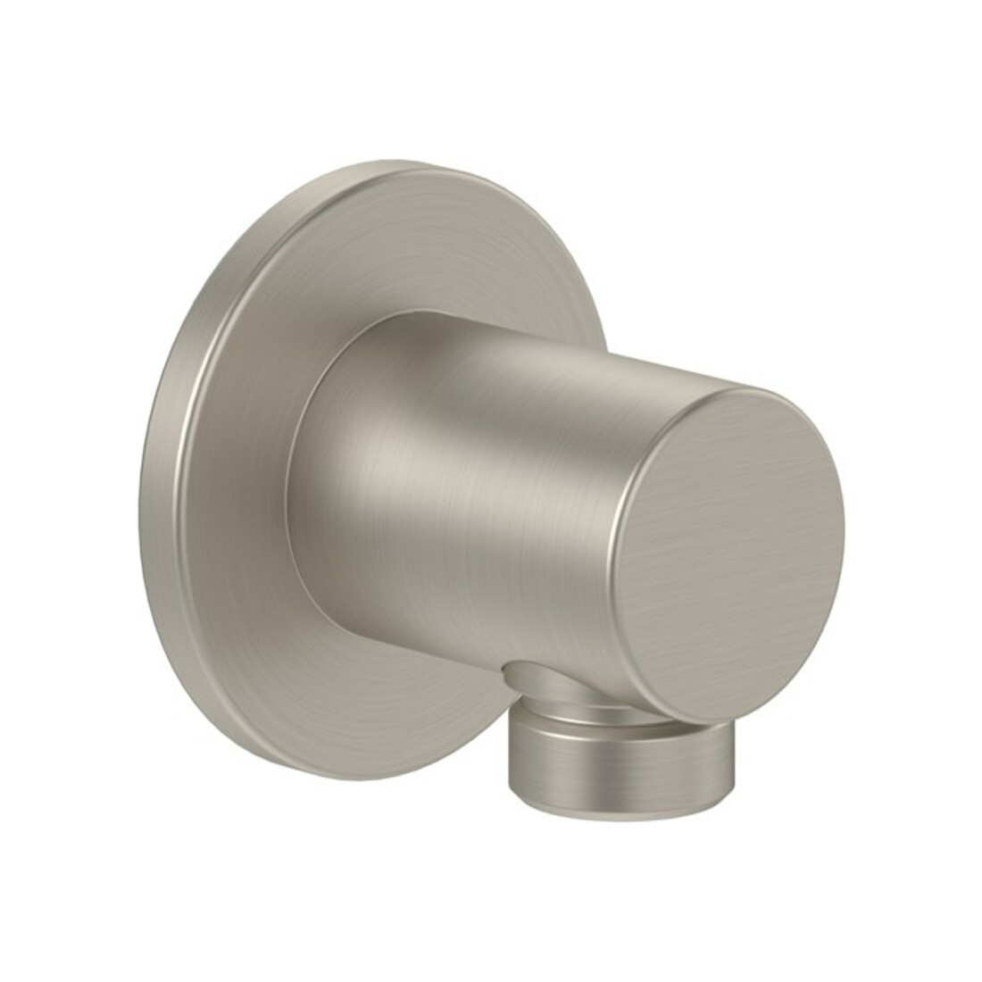V&B Coude de raccord mural Universal Showers Rond, fixation murale, nickel brossé noir