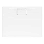 V&B Dalle de douche Architectura Metalrim 120x90x1,5cm, blanche, avec kit d'installation