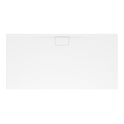V&B Dalle de douche Architectura Metalrim 160x90x4,8 cm, blanc pierre