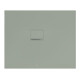 V&B Dalle de douche Squaro Infinity 110x90x4 cm, gris mat, angle encastré l gg Wa-1