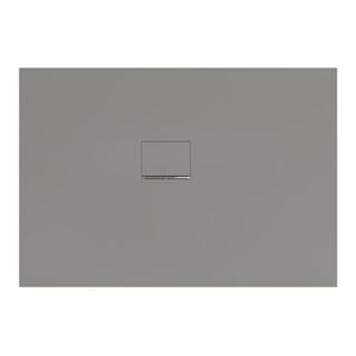 V&B Dalle de douche Squaro Infinity 130x90x4cm, gr, angle encastré gauche contre mur